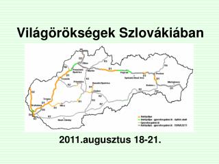 Világörökségek Szlovákiában