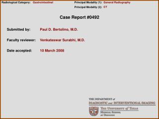 Case Report #0492