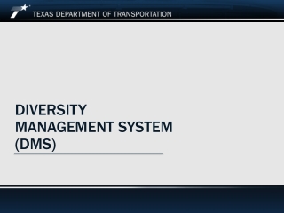 Diversity management system (DMS)