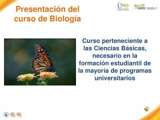 Presentación del curso de Biología