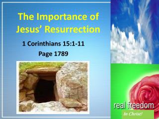 The Importance of Jesus’ Resurrection