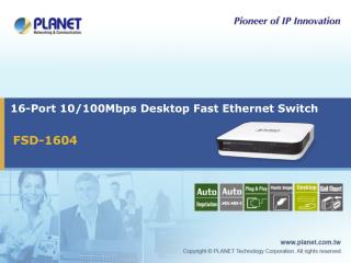 16-Port 10/100Mbps Desktop Fast Ethernet Switch