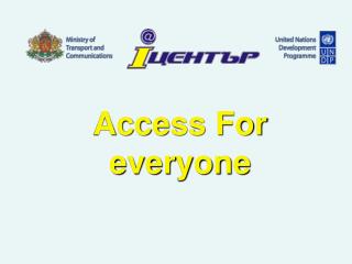 Access For everyone