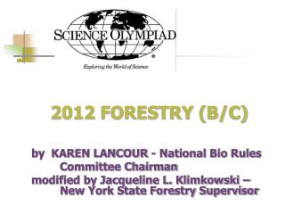 2012 FORESTRY (B/C)