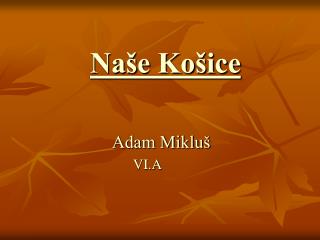 Naše Košice