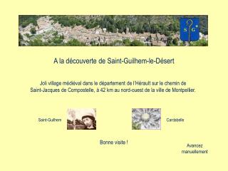 A la découverte de Saint-Guilhem-le-Désert