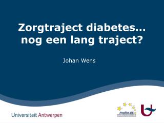 Zorgtraject diabetes… nog een lang traject?