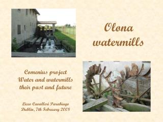 Olona watermills