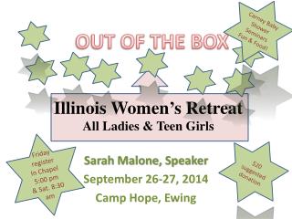 Illinois Women’s Retreat All Ladies &amp; Teen Girls