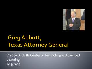 Greg Abbott, Texas Attorney General