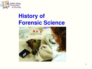 History of Forensic Science