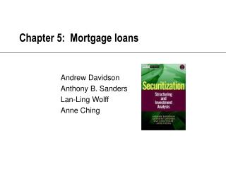 Chapter 5: Mortgage loans