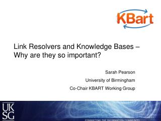 Link Resolvers and Knowledge Bases – Why are they so important?