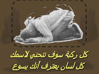 كل ركبة سوف تنحني لاسمك