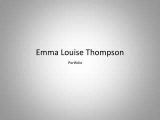 Emma Louise Thompson