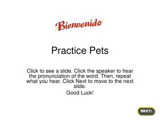 Practice Pets