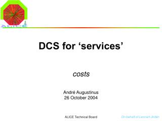 DCS for ‘services’
