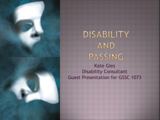 Disability And Passing