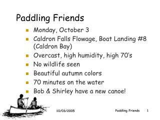 Paddling Friends