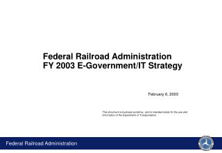 Federal Railroad Administration