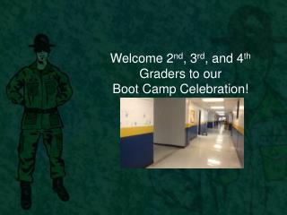 Welcome 2 nd , 3 rd , and 4 th Graders to our Boot Camp Celebration!