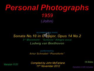 Personal Photographs 1959 (John)