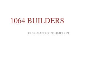 1064 BUILDERS