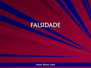 FALSIDADE