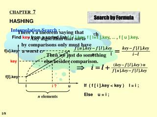 CHAPTER 7 HASHING