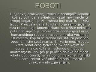 ROBOTI