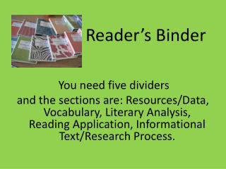 Reader’s Binder