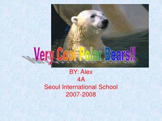 BY: Alex 4A Seoul International School 2007-2008
