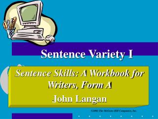 Sentence Variety I