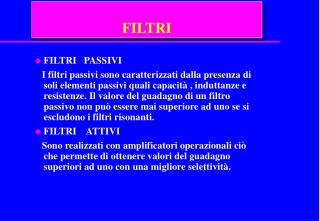 FILTRI