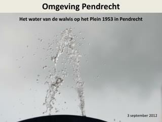 Het water van de walvis op het Plein 1953 in Pendrecht