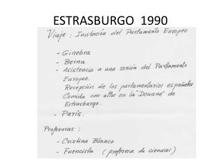 ESTRASBURGO 1990