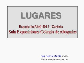 Exposición Abril-2013 - Córdoba
