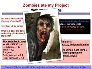 Zombies ate my Project Made by Lifan Zhang