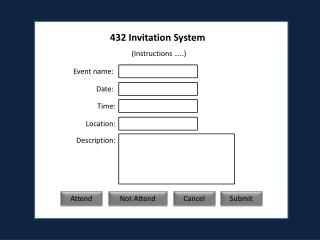 432 Invitation System