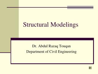 Structural Modelings