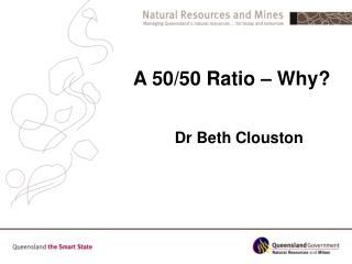 A 50/50 Ratio – Why?