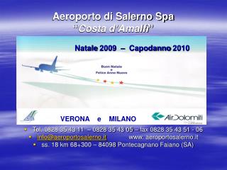 Aeroporto di Salerno Spa “ Costa d’Amalfi ”