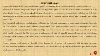 STADYUM BİNALARI