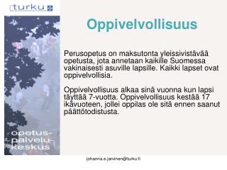 Oppivelvollisuus