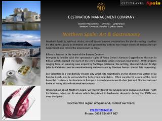 DESTINATION MANAGEMENT COMPANY Incentive Programmes – Meetings – Conferences