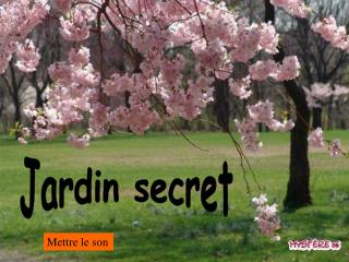 Jardin secret