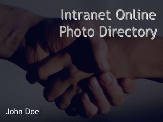 Intranet Online Photo Directory