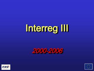 Interreg III 2000-2006