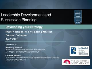 Leadership Development and Succession Planning