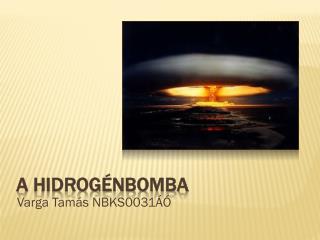 A Hidrogénbomba